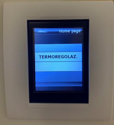 Touch screen domotica teknoimpianti